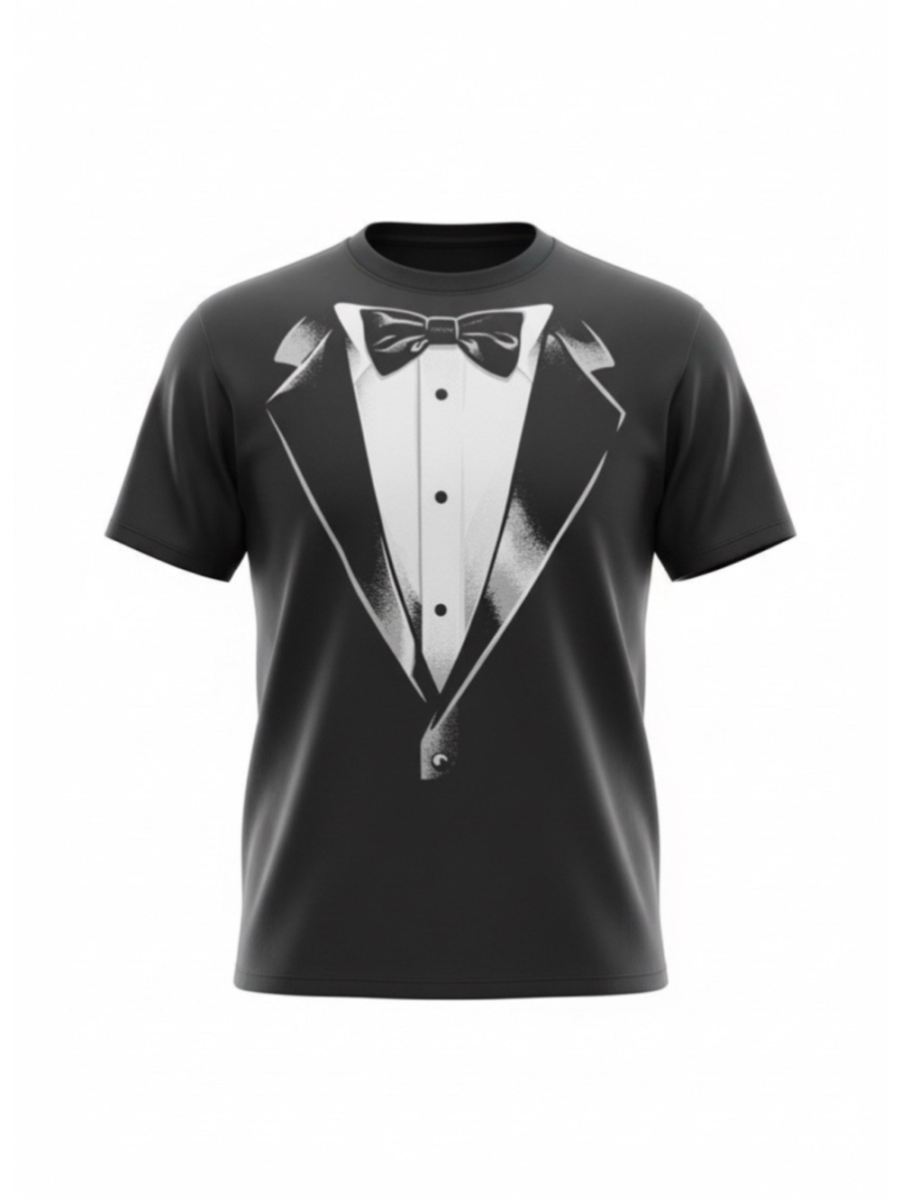 Womens Tuxedo T Shirt Size Small-Halloween Graphic Tee Novelty-READ